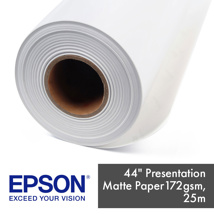 Epson Presentation Matte Paper 172gsm (44") 111.8cm x 25m Roll 