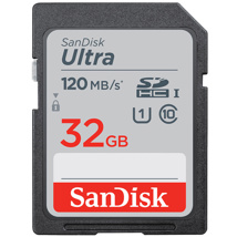 Sandisk Ultra SDHC 32GB 120MB/S Memory Card